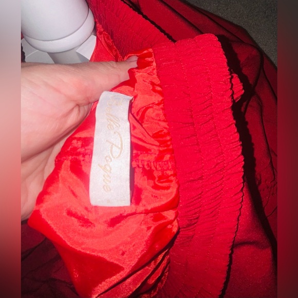 Belle Poque Women's Vintage Gothic Victorian Skirt Renaissance Style size Large - Picture 10 of 15